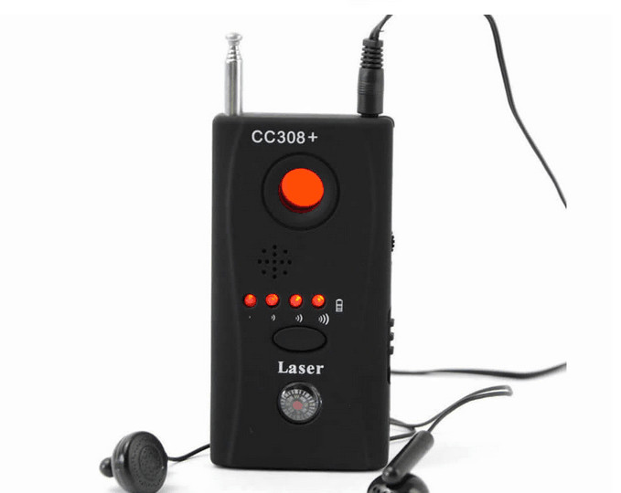 Skjult camera og radiobølge detektor