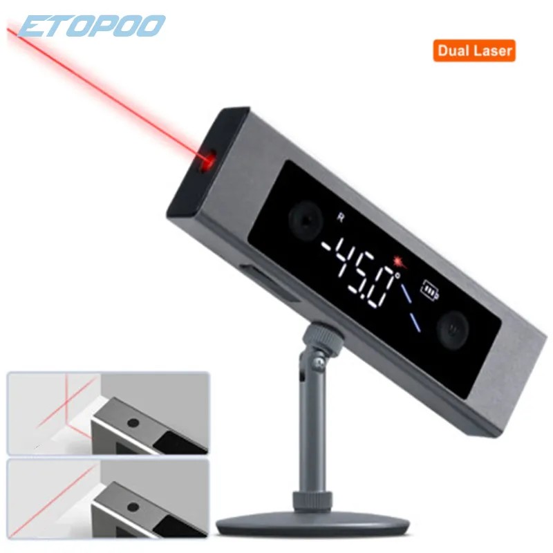 2-i-1 digital gradskiva med laserkors
