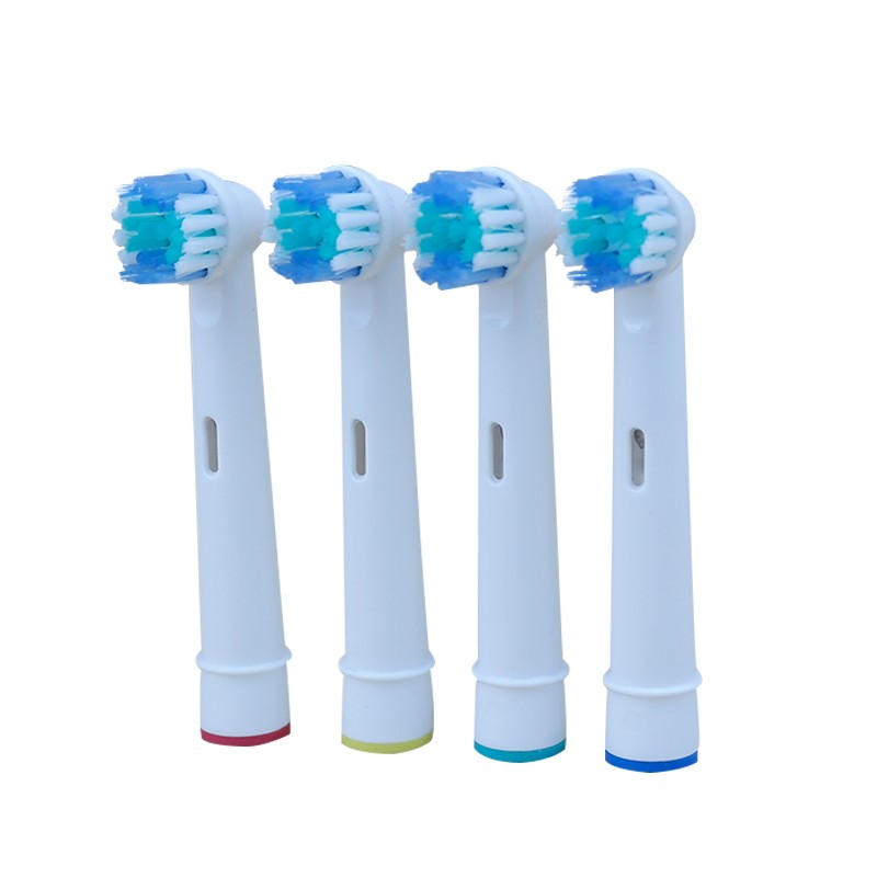 Tandborsthuvuden till Oral-B – 4-pack med färgmarkerade ringar
