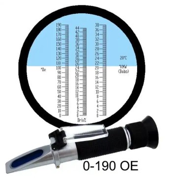 Oechsle-Brix-Baume Refraktometer