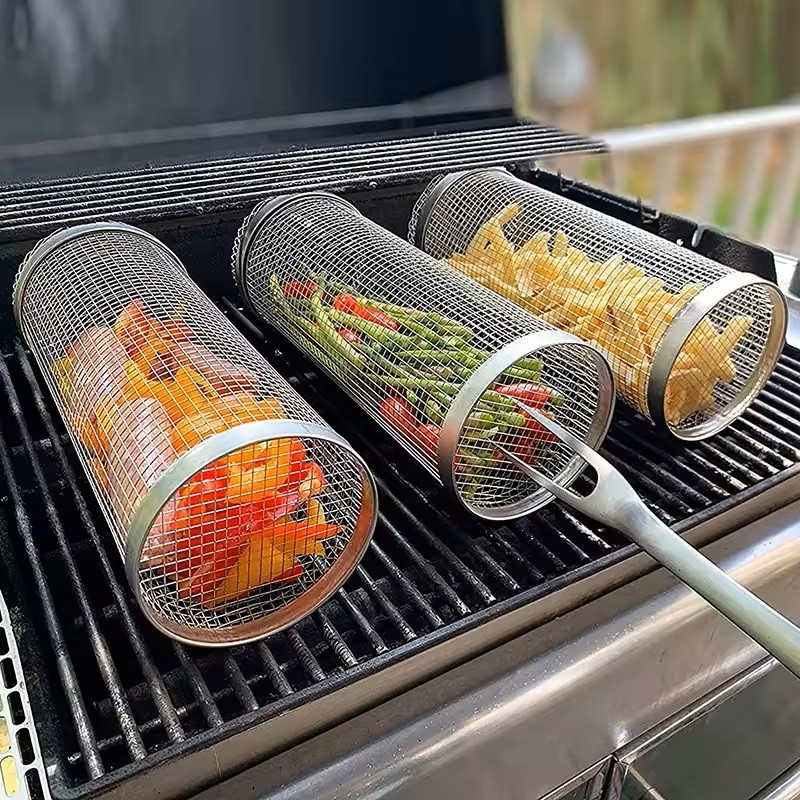 RollingGrill - Rullande grillkorg