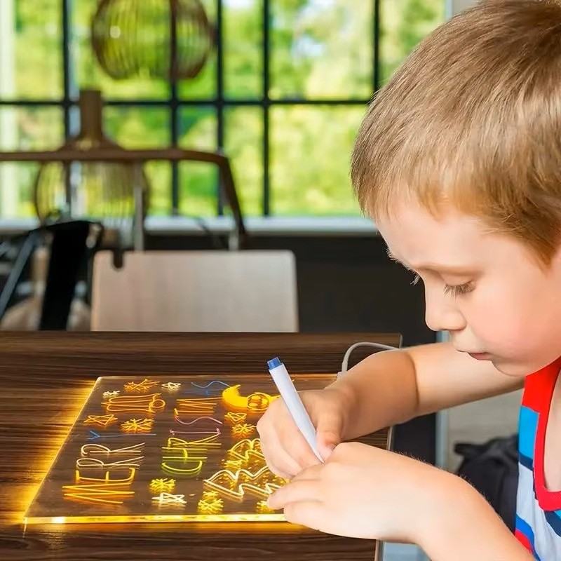 Lysende LED Memo Board til børn og voksne