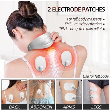 Nakkemassager med varme, elektrisk puls og cervikal massageterapi